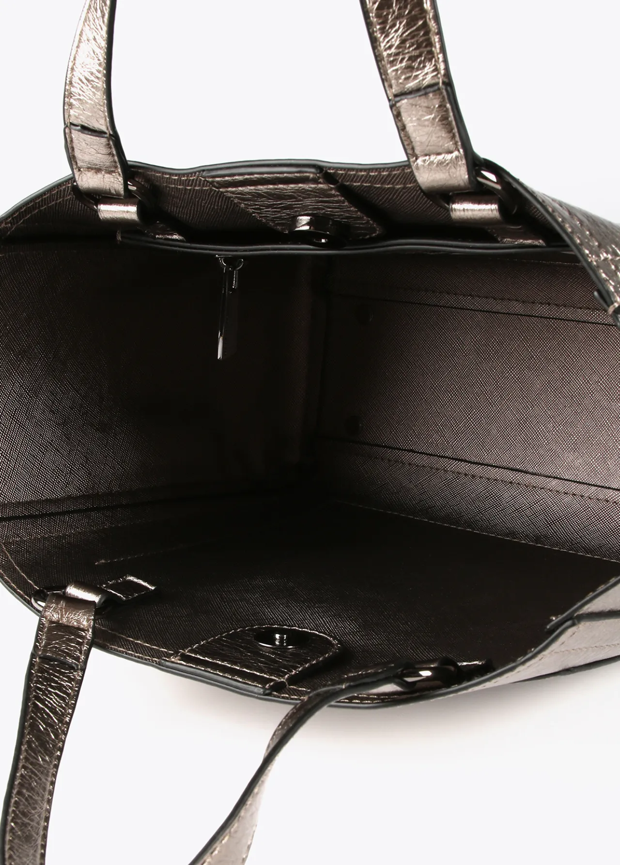 mini_shopper_5-2.webp Lola Casademunt Bandoleras | Bolsos Pequeños<Mini shopper PLATEADO