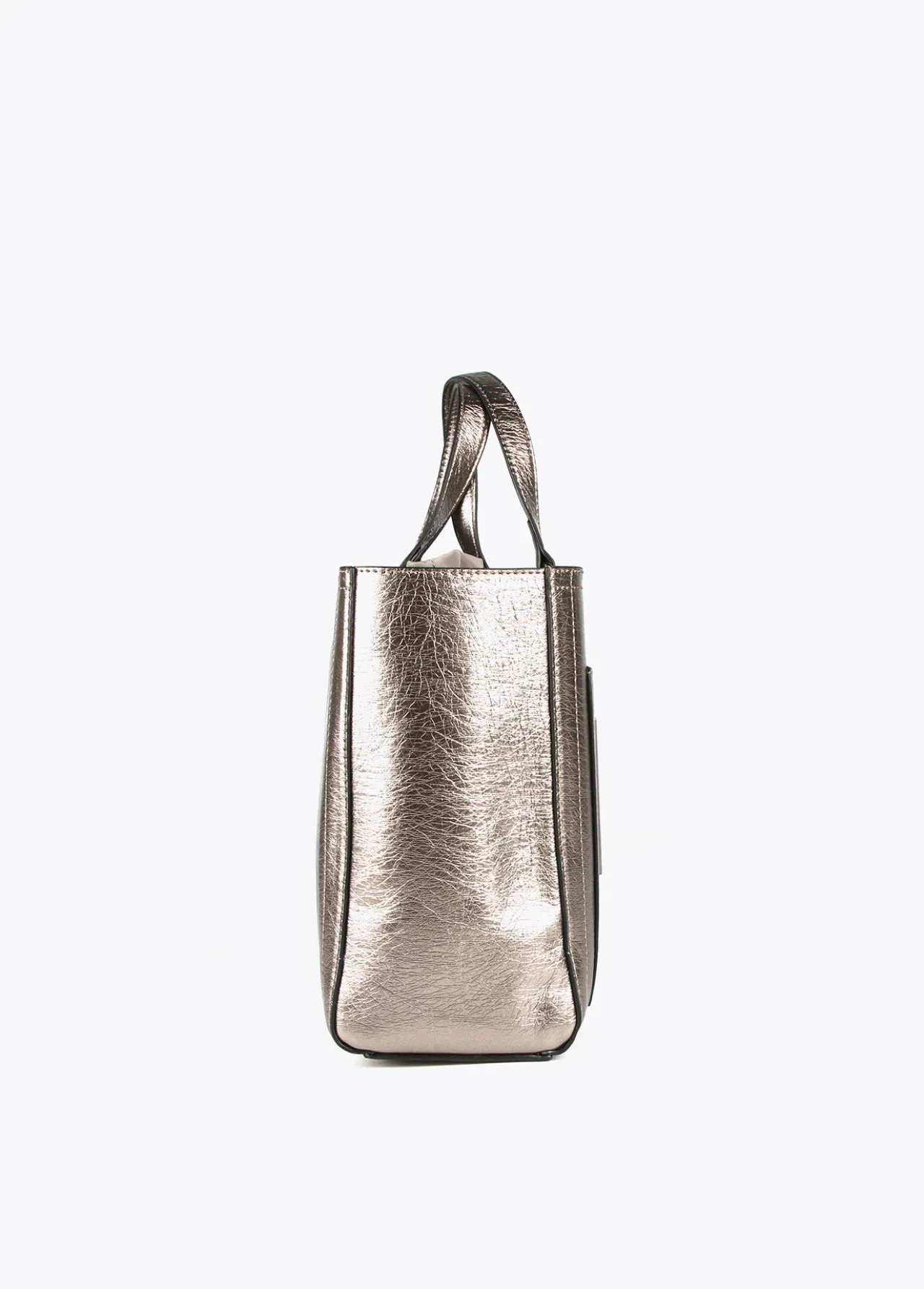 mini_shopper_6-1.webp Lola Casademunt Bandoleras | Bolsos Pequeños<Mini shopper PLATEADO