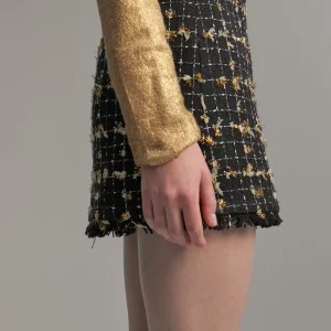 Lola Casademunt Vestidos Y Faldas<Minifalda cuadros NEGRO-MARRON