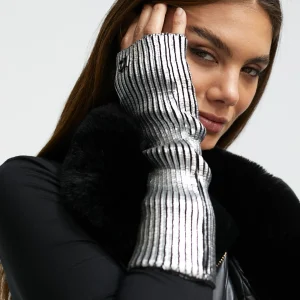 Lola Casademunt Gorros Sombreros Y Guantes<Mitones tricot DORADO