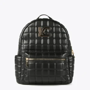 Lola Casademunt Bolsos Grandes | Mochilas Y Riñoneras<Mochila acolchada de cuadros NEGRO