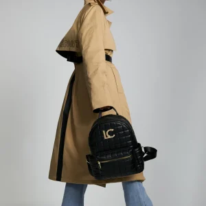 Lola Casademunt Bolsos Grandes | Mochilas Y Riñoneras<Mochila acolchada de cuadros NEGRO