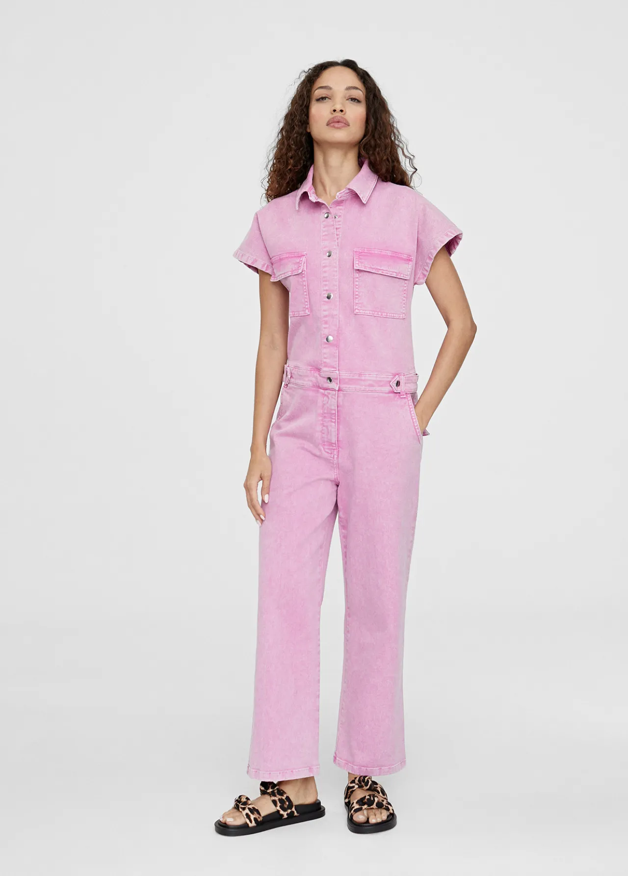 mono_de_manga_corta_0.webp Lola Casademunt Pantalones<Mono de manga corta ROSA