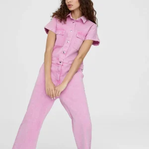 Lola Casademunt Pantalones<Mono de manga corta ROSA