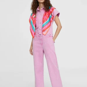 Lola Casademunt Pantalones<Mono de manga corta ROSA