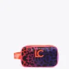 Lola Casademunt Otros Complementos | Bolsos De Mano Y Neceseres<Neceser animal print multicolor ROJO-LILA