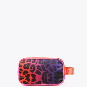 Lola Casademunt Otros Complementos | Bolsos De Mano Y Neceseres<Neceser animal print multicolor ROJO-LILA