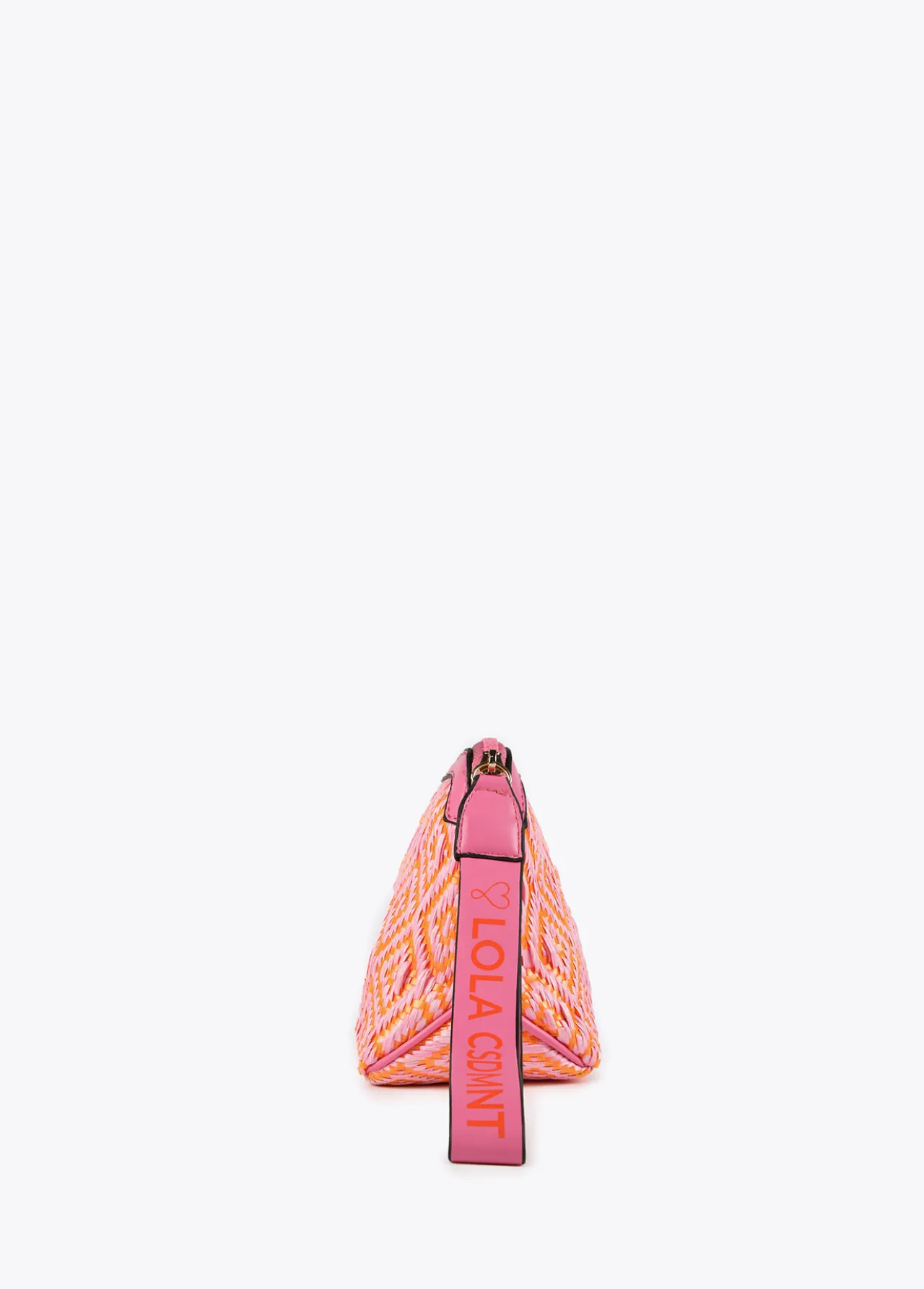 neceser_efecto_rafia_bicolor_5.webp Lola Casademunt Accesorios | Bolsos<Neceser efecto rafia bicolor ROSA-NARANJA