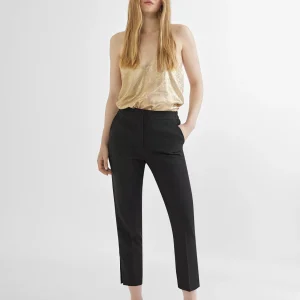 Lola Casademunt Pantalones<Pantalón aberturas laterales FUCSIA