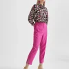 Lola Casademunt Pantalones<Pantalón aberturas laterales FUCSIA