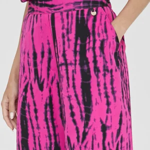 Lola Casademunt Pantalones | Baño<Pantalón ancho bicolor ROSA-NEGRO