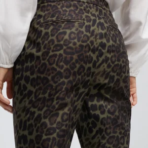 Lola Casademunt Animal Print | Pantalones<Pantalón animal print NEGRO-VERDE