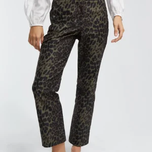 Lola Casademunt Animal Print | Pantalones<Pantalón animal print NEGRO-VERDE