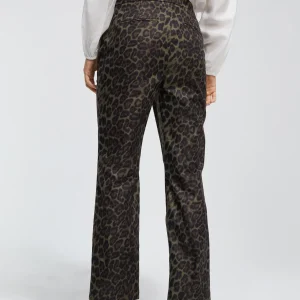 Lola Casademunt Animal Print | Pantalones<Pantalón animal print NEGRO-VERDE
