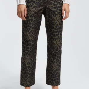 Lola Casademunt Animal Print | Pantalones<Pantalón animal print NEGRO-VERDE