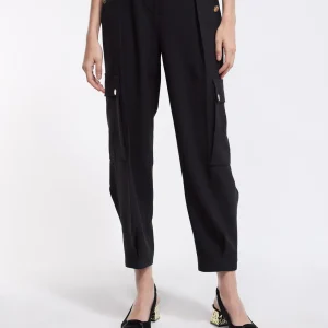 Lola Casademunt Pantalones<Pantalón cargo bombacho NEGRO