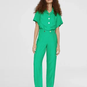 Lola Casademunt Pantalones<Pantalón cropped monocolor FUCSIA