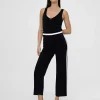 Lola Casademunt Punto<Pantalón culotte de punto CRUDO-METAL