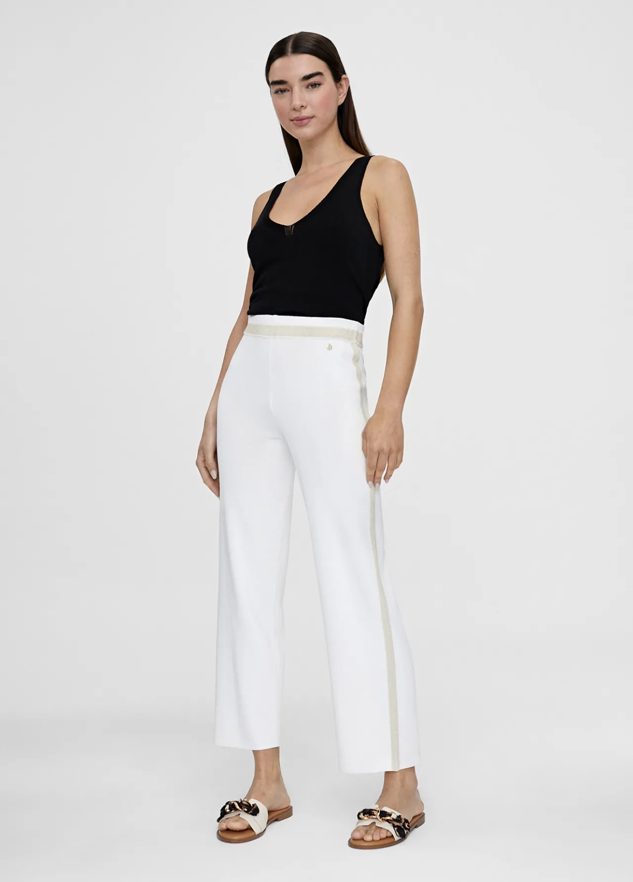 pantaln_culotte_de_punto_1.webp Lola Casademunt Punto<Pantalón culotte de punto CRUDO-METAL