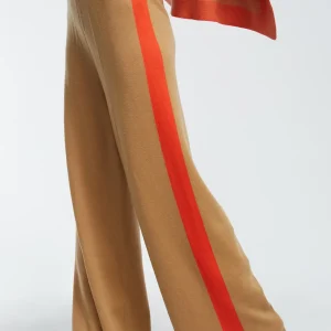 Lola Casademunt Punto | Pantalones<Pantalón de punto MARRON-NARANJA