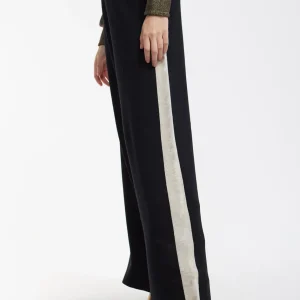 Lola Casademunt Punto | Pantalones<Pantalón de punto MARRON-NARANJA
