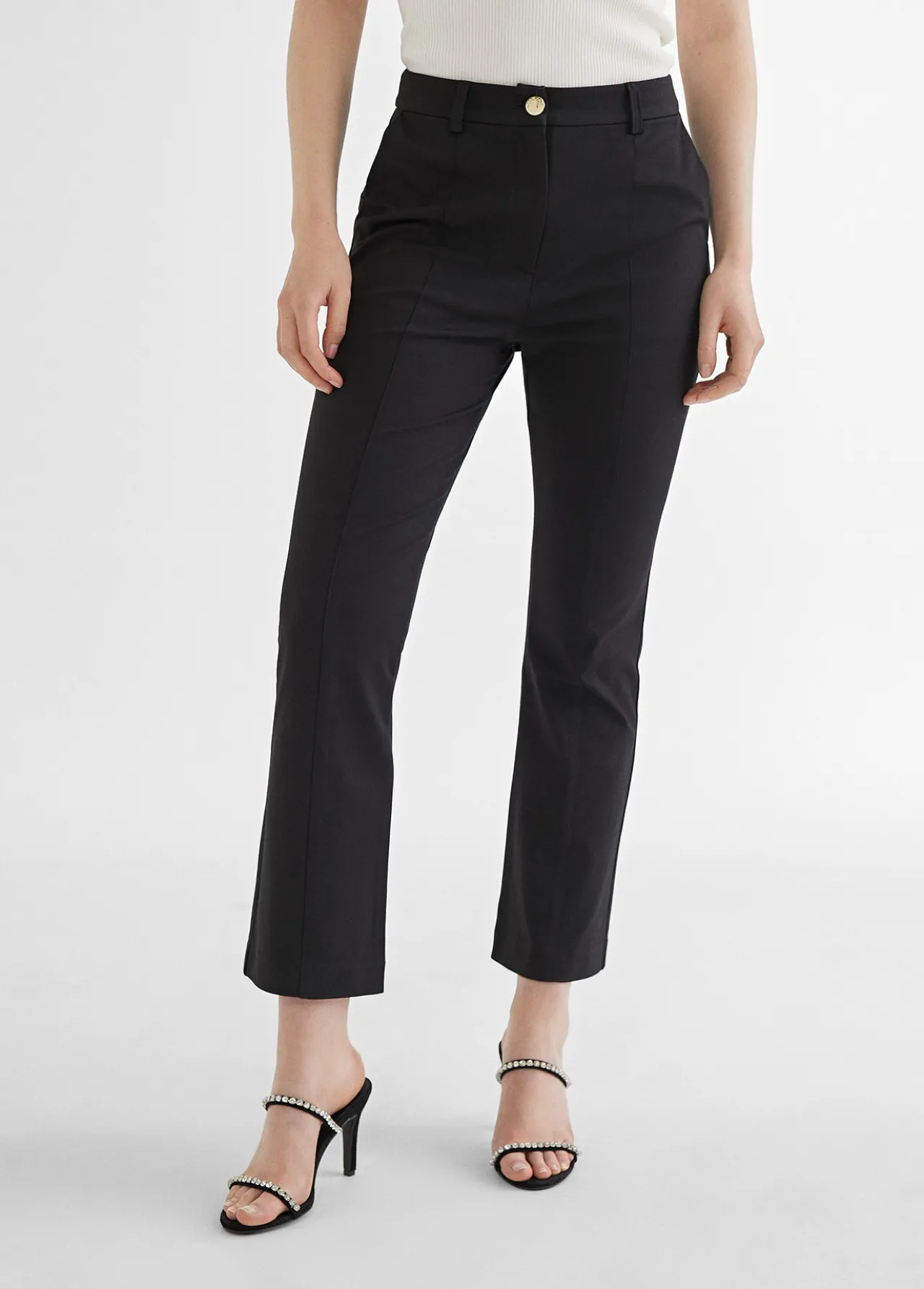 pantaln_de_punto_campana_0-1.webp Lola Casademunt Pantalones<Pantalón de punto campana ROJO