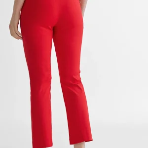 Lola Casademunt Pantalones<Pantalón de punto campana ROJO