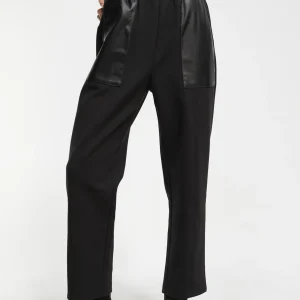 Lola Casademunt Pantalones<Pantalón de punto recto - Lola Casademunt NEGRO