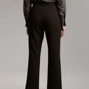 Lola Casademunt Pantalones<Pantalón detalle botón GRISOSCURO