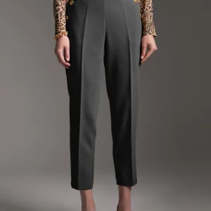 Lola Casademunt Pantalones<Pantalón detalle botones GRISOSCURO