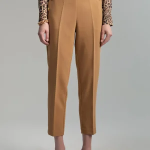 Lola Casademunt Pantalones<Pantalón detalle botones CAMEL