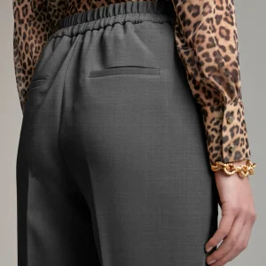 Lola Casademunt Pantalones<Pantalón detalle botones GRISOSCURO