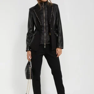 Lola Casademunt Pantalones<Pantalón detalle eyelets NEGRO