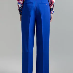 Lola Casademunt Pantalones<Pantalón detalle snaps AZULMEDIO