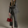 Lola Casademunt Animal Print | Pantalones<Pantalón jacquard animal print NEGRO-GRIS