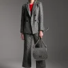 Lola Casademunt Pantalones<Pantalón jacquard monograma GRIS-METAL