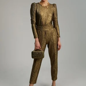 Lola Casademunt Pantalones<Pantalón jogging DORADO
