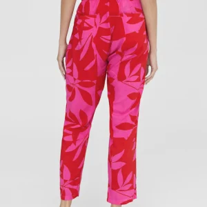 Lola Casademunt Pantalones | Baño<Pantalón jogging estampado ROJO-ROSA