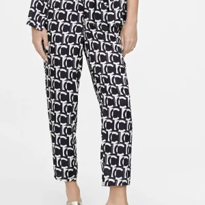 Lola Casademunt Pantalones<Pantalón jogging monograma BLANCO-NEGRO
