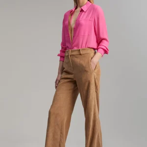 Lola Casademunt Pantalones<Pantalón pana wideleg CAMEL