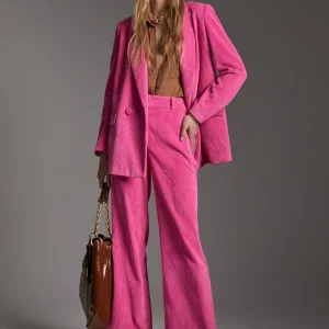 Lola Casademunt Pantalones<Pantalón pana wideleg CAMEL