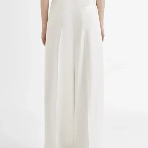 Lola Casademunt Pantalones<Pantalón pinzas fluido CRUDO