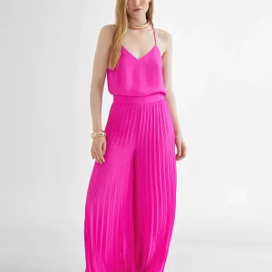 Lola Casademunt Pantalones<Pantalón plisado FUCSIA