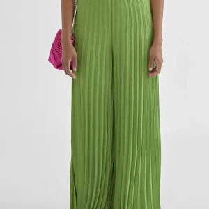 Lola Casademunt Pantalones<Pantalón plisado FUCSIA