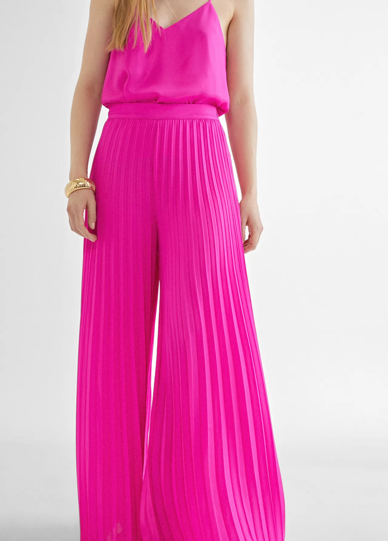 pantaln_plisado_3.webp Lola Casademunt Pantalones<Pantalón plisado FUCSIA