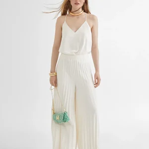 Lola Casademunt Pantalones<Pantalón plisado y fluído CRUDO
