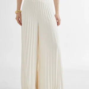 Lola Casademunt Pantalones<Pantalón plisado y fluído CRUDO