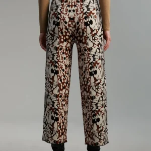 Lola Casademunt Animal Print | Punto<Pantalón punto animal print MARRON-NEGRO
