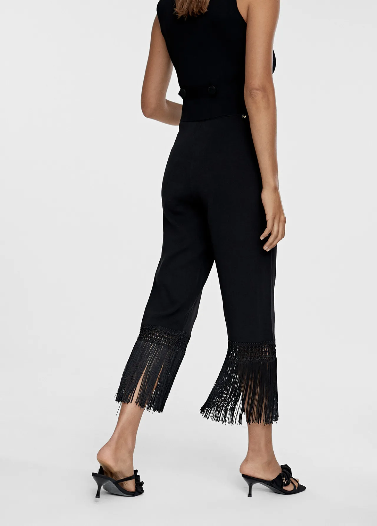 pantaln_punto_flecos_4.webp Lola Casademunt Pantalones<Pantalón punto flecos NEGRO
