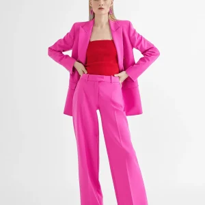 Lola Casademunt Pantalones<Pantalón recto FUCSIA